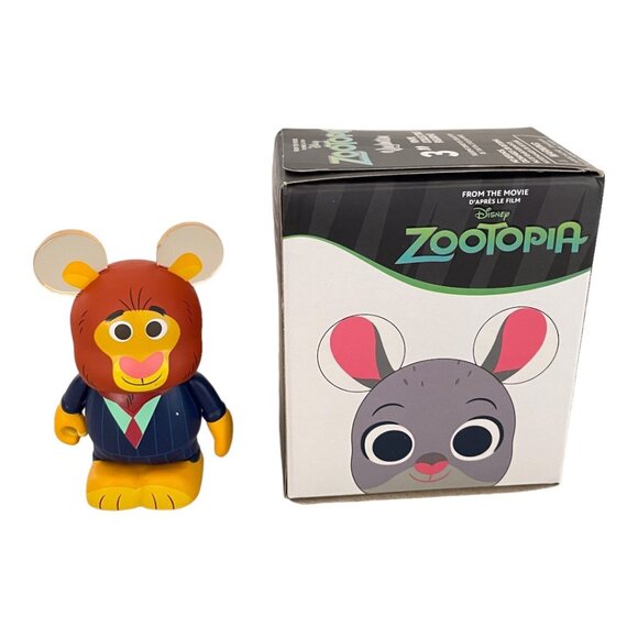 Disney Store Zootopia Mayor Lionheart Lion Vinylmation 3” Figure - Picture 5 of 8